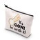 TSOTMO Physical Therapy Student Gift It&rsquo;s Goni Be Worth It Physical Therapist Gift Zipper Pouch Makeup Bag (GONI be worth)