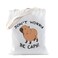TSOTMO Capybaras Tote Bag Animals Theme Gift Funny Don&rsquo;t Worry Be Capy Tote Bag Animal Parody Gift Capybaras Animal Lover Gift (Capy Tote)