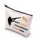 TSOTMO Inspirational Skeet Shooting Gift Don&rsquo;t Chase Your Dreams Lead Them Skeet Shooter Zipper Pouch Makeup Bag (Chase dreams)