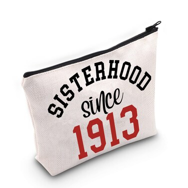 TSOTMO Sisterhood 1913 Gift Sorority Greek Gift Sisterhood Since 1913 Cosmetic Bag Gift For Best Sister Sisterhood Sorority gift (Sister 1913)
