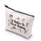 TSOTMO Paranormal Investigator Ghost Lover Merch I&rsquo;d Rather Be Ghost Hunting Zipper Pouch Makeup Bag (Ghost Hunting)