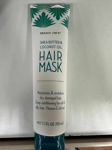 Trader Joe's Shea Butter &amp; Coconut Oil Hair Mask 5.1 FL OZ - 2-Pack Y