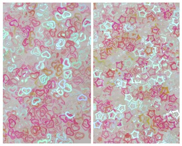 Tupalizy 20g Tiny Holographic Glitter Star Sequin and Iridescent Heart Confetti Flakes Stickers for Nail Art Tech Acrylic Resin Jewelry DIY Crafts Body Eye Makeup Face Hair Party Decoration (Clear)