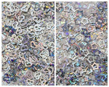 Tupalizy 20g Tiny Holographic Glitter Star Sequin and Iridescent Heart Confetti Flakes Stickers for Nail Art Tech Acrylic Resin Jewelry DIY Crafts Body Eye Makeup Face Hair Party Decoration (Silver)