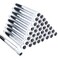 TUZAZO 80 Pieces Mascara Wand Tube Set 40 Diamond Empty Eyelash Brush Tubes Spoolies 40 Mascara Wand Lash Extension Brushes Applicators Makeup Tools (Black Lash Style)