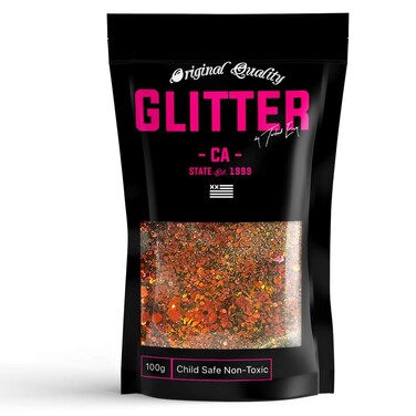 Bronze Holographic Chunky Glitter ✮ Chunky Glitter Mix ✮ 100g Festival Glitter Cosmetic Face Body Hair Nails