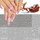 10 Sheets Snowflake Nail Art Stickers Decals 3D Self-Adhesive Christmas Nail Sticker Supplies Winter Xmas White Snow Design Nail Decals for Women Holidays New Year Manicure Nail Decorations