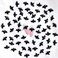 30Pcs Black Halloween Bat Nail Charms 3D Resin Black Bat Art Supplies for Acrylic Nails Halloween Design Cute Bat Nail Gems and Charms Nail Jewelry for Women DIY Nail Decoration Accessories