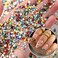 1140Pcs Colorful Rhinestones Nail Art Charms Sparkling Flatback Nail Rhinestones 3D Mini Nail Gems Rounded Nail Diamonds Crystal Nail Jewelry Bling Nail Jewel for Women Acrylic Nail Supplies