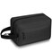 Travel Toiletry Bag for Men Women, Water Resistant Shaving Bag for Toiletries Accessories, Wide-open Dopp Kit Pouch Makeup Organizer Case with Handle for Cosmetics Brushes Tools