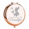 UJIMS Princess The Frog Inspired Gift Be You It&rsquo;s Beautiful Tiana Princess Compact Mirror Frog Lover Gift Fandom Gift (BeYouBeautiful Mirror)