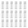 24 Pcs 0.5 oz Clear Plastic Empty Bottles with Flip Cap Small Travel Size Bottles Refillable Toiletries Container Cosmetic Sample Vials for Liquids Shampoo Lotion Body Soap