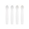 4 Pcs 15ml Empty Essential Oil Roller Bottles Vials Plastic Roll on Bottles Rollerball Bottles Refillable Deodorant Containers