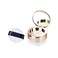 8 Gram Empty Makeup Powder Container with Puff Mini Loose Powder Compact Case Plastic Face Powder Box Refillable Powder Bottle Cosmetic Jars