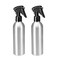 uxcell 2pcs 7oz/200ml Aluminium Spray Bottle with Fine Mist Sprayer, Empty Refillable Container Travel Bottle for Kitchen Bathroom or Plants Water Sprayer
