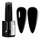 VENALISA 15ml Black Gel Nail Polish, Black Gel Polish Color Soak Off UV LED Nail Gel Polish Nail Art Starter Manicure Salon DIY at Home, 0.53 OZ