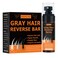 Gray Hair Reverse Bar + Spray Sets, Men &amp; Women Cover Grey Hair Serum, Hair Thickening and Darkening Conditioner Soap, Natural Herbal Polygonum Ginger Castor Oil Extract Hair Growth Mist