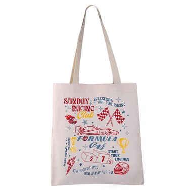 VAMSII Formula Tote Bag F Motorsport Racing Aesthetic Team Gift