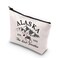 VAMSII Alaska Travel Makeup Bag Alaska Est 1959 the Last Frontier Alaska Family Trip Toiletry Bag（The Last Frontier）