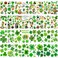 32 Sheets 248+ PCS St Patricks Day Tattoos For Kids Girls Boys Women Men Adults, Saint St. Patrick's Day Accessories Shamrock Temporary Tattoo Stickers, Lucky Clover Tattoo Irish Party Favor