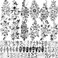 61 Sheets 3D Snake Flower Temporary Tattoos For Women Girls Neck Arm, 12 Sheets Realistic Floral Fake Tattoo Stickers Thigh, Waterproof Temp Transfer Tatoo Adults Rose Sunflower Butterfly