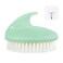 Dry Brushing Body Exfoliating Brush, Anti Slip Body Scrubber for Shower, Never Mold Shower Body Cleaning Brush for Deep Cleansing &amp; Soften Skin, Improve Circulation (Green)