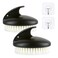 Dry Brushing Body Exfoliating Brush, Anti Slip Body Scrubber for Shower, Never Mold Shower Body Cleaning Brush for Deep Cleansing &amp; Soften Skin, Improve Circulation (Black-2 Pack)