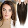 VASILIA Hair Toppers for Women with Thinning Hair Short Hair Topper for Women Real Human Hair 10" Toppers Hair Pieces for Women Loss Cover 100% Real Human Hair,#4 Medium Brown