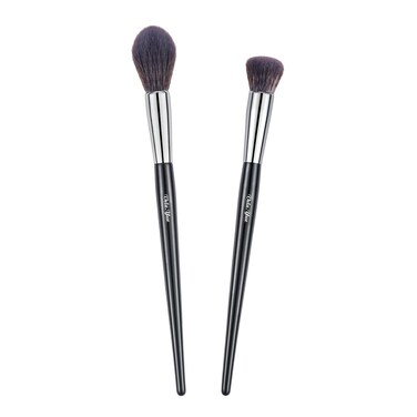 Vela.Yue Concealer Brushes Set 2pcs Precision Face Highlighter Blender Makeup Brush