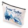 Alaska Gifts Makeup Bag - Portable Waterproof Cruise Travel Souvenir for Women Canvas Cosmetic Bag for Toiletry Make Up Essentials Aesthetic Small Pouch Trip Must Haves Birthday Gift for Girl