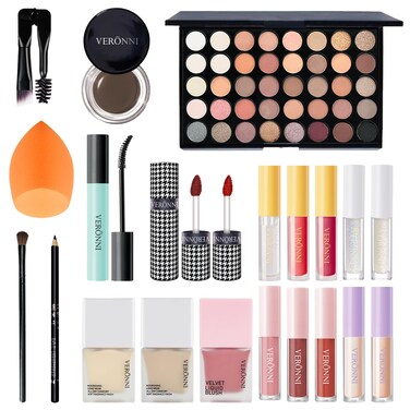 VERONNI Makeup Set,All In One Makeup Kit for Women Full Kit,Multipurpose Women's Makeup Sets,Beginners and Professionals Alike,Easy to Carry (Kit 011 (22pcs))