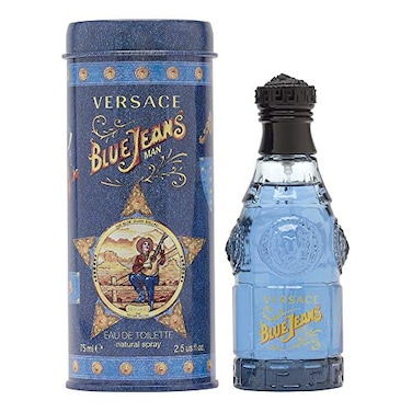 Blue Jeans by Versace for Men 2.5 oz Eau de Toilette Spray