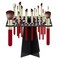 Vesici 72 Holes Makeup Brushes Drying Rack Acrylic Brushes Dryer Collapsible Makeup Brush Holder Drying Holder Professional Stand for Nail Brushes Paintbrushes, Black