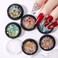 6 Colors Nail Caviar Beads, Mixed Micro Mini Metal Nail Beads Rivet Rhinestone Nail Art Design, 3D Glitter Stud Gem Crystal Bead Supplies for Women Girls Manicure Art DIY Resin Acrylic Nails Supplies
