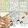Money Nail Art Stickers, Interesting Dollar Nail Art Decals 3D Self-Adhesive Nail Sticker Design Holographic Funny Money Nail Decal for Women Girls Manicure Charms Decorations DIY Lucky Nail Art Tips