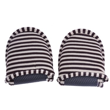 VGEBY Travel Portable Foldable Reusable Indoor Soft Cotton Anti-Slip Slippers for Home Hotel House Slippers