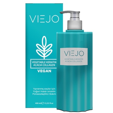 Vegan Hair Keratin - Acacia Collagen - Straightening Care, Protects from External Factors, Nourishing, Repairing, Vitality and Shine