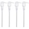 Universal Shampoo/Conditioner Dispenser Pump for Bottles, Leak Proof, Pump Top Fits 1 L/33.8 oz Bottles, 28/410 Neck Size (White - Pack of 4)