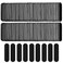 300 Pack Mini Nail File Bulk(180/240 Grit), Disposable Nail Files Double Sided Emery Boards Home or Professional Manicure Tools(Black)