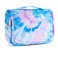 Kids Hanging Toiletry Bag for Girls, Travel Toiletry Bag for Little Young Girls Cosmetic Makeup Waterproof Wash Bag Toddler Traveling Toiletries, Tie Dye Blue
