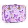 Kids Hanging Toiletry Bag for Girls, Travel Toiletry Bag for Little Young Girls Cosmetic Makeup Waterproof Wash Bag Toddler Traveling Toiletries, Butterfly Purple