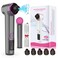 Blackhead Remover Pore Vacuum,Upgraded Facial Pore Cleaner with Hot Compress,Pore Extractor Acne Removal Tool?5Probes?6 Suction Power, Blackhead Extractor Kit Suitable for Women and Men