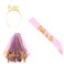 VMila Bachelorette Party Veil - Perfectly Designed for Bride to Be with Stylish Bride to Be Sash, Bridal Shower Tiara, Bridal Sash - Ideal Bride Sash for Bachelorette Party (Gold Pink)