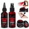 3PCS Halloween Fake Blood Kit, 2.03oz Fake Blood Spray and 2.03oz Dripping Blood and 1.06oz Coagulated Gel Blood, Realistic Washable Fake Blood Makeup for Zombie Vampire Monster Cosplay &amp; Dress Up