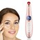 Eye Lift Wand, 3 in 1 Vibrating 98&deg;F to 113&deg;F LCD Eye Massager for Dry Eyes, Dark Circles and Puffiness, Face &amp; Neck Lifting Tool for Fine Lines and Wrinkles, Rose Gold