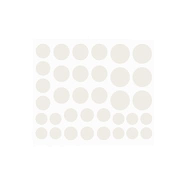 Acne Hydrogel Hatch, Strong Adhesive Patch for Acne, Circular Sticker for Covering Facial Papules and Skin Blemishes, with 24 Count Pressed Edge Design and 35 Count Regular Design