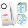 Makeup Mixing Palette Set, Makeup Hand Palette Single Use Makeup Mixing Tray Disposable Adhesive Cosmetic Makeup Palette Transparent Makeup Tape, Stainless Steel Foundation Mixing Palette with Spatula