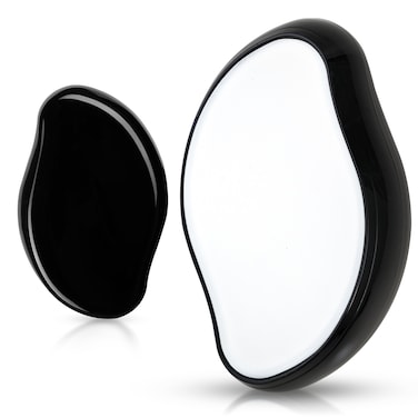 Crystal Hair Removal Device - Gentle Crystal Hair Eraser for Women and Men - Experience Painless Leg Hair Eraser and Crystal Hair Remover with Portable Beauty Essential (Black)