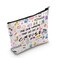 WCGXKO Cruise Trip Gift The One Where They Go On A Cruise Zipper Pouch Makeup Bag (B-Go On Cruise), beige