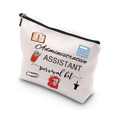 Generic, WCGXKO Administrative Assistant Survival Kit Secretary Gift Travel Accessories Toiletry Bag Makeup Bag